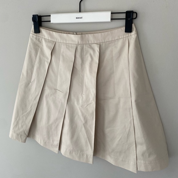 Theory Sarise Pleated A-line Skirt - Picture 6 of 10